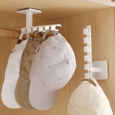 rangement casquette suspendu 4 casquettes penderie