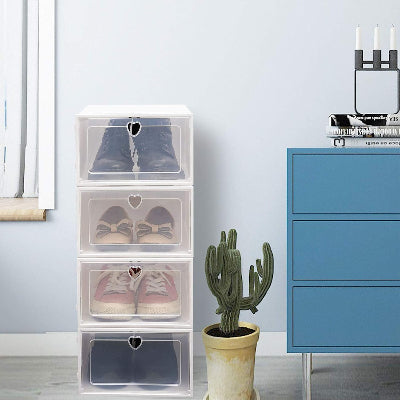 rangement chaussures boîtes faciles utilisation montage simple