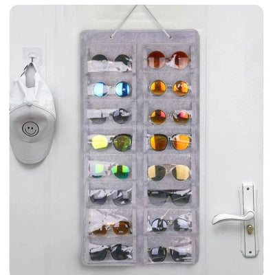 rangement lunette universel gris suspendu porte chambre
