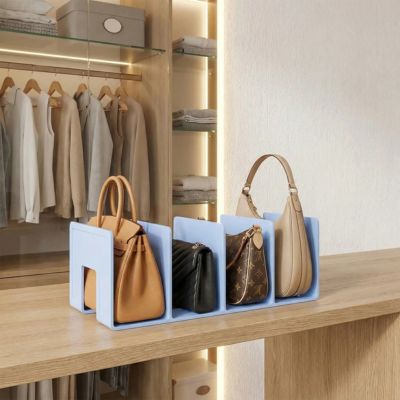 rangement sac à main dressing bleu