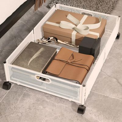 rangement sous lit rangé désencombré maison facilement