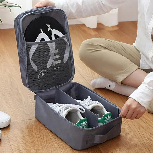 rangement valise femme range chaussure claquette compartiment separe