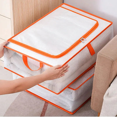 sac de rangement empile armoire chambre propre optimise