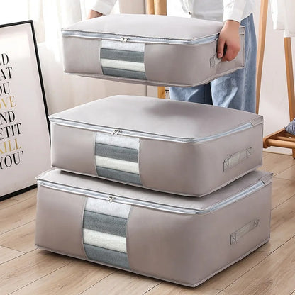 sac de rangement pour couette homme empile sacs gain place