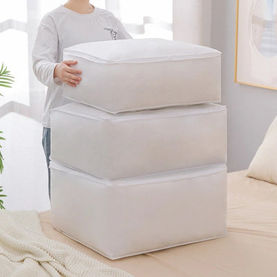 sac de rangement pour vêtement 3 sacs empiles femme chambre