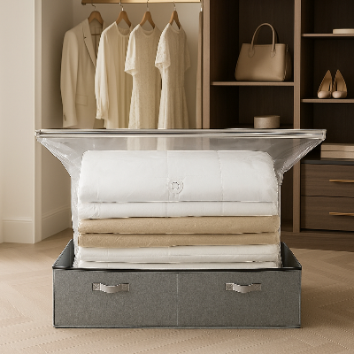 sac de rangement sous vide grande contenance pour dressing