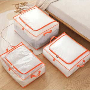 sac de rangement taille m à xl poignées double zippe