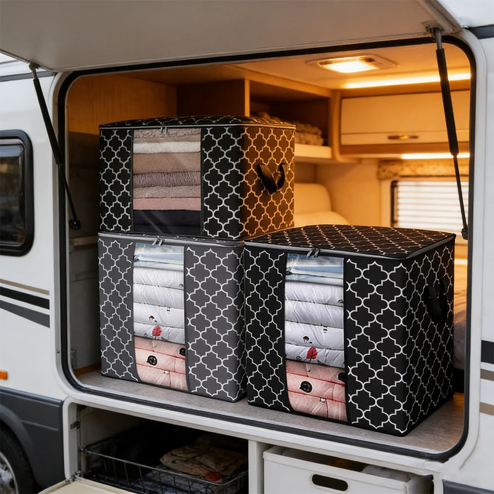 sac de rangement vetement idéal camping-car