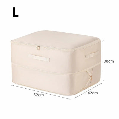 sac rangement couette taille l beige