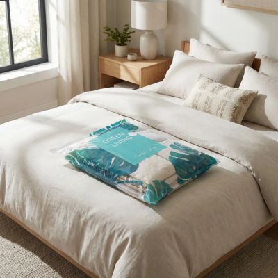 sac sous vide vetement pose lit