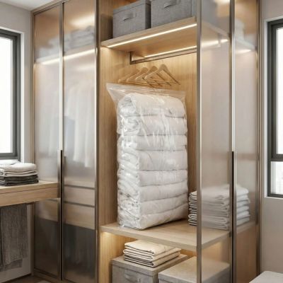 sac sous vide vetement range dressing