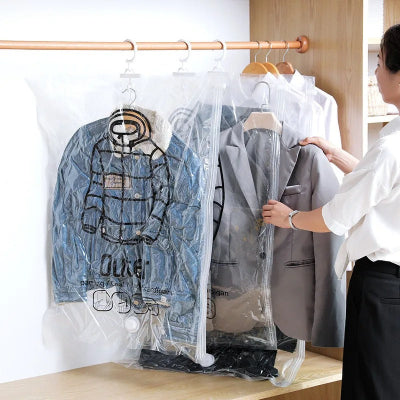 sac sous vide vêtement veste jean veste costume chemise