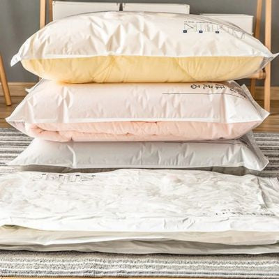 sac vetement sous vide non compresse et compresse