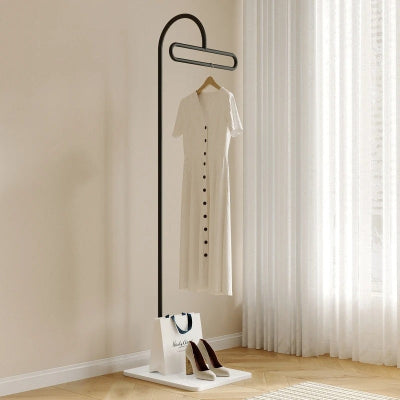 valet de nuit décoratif noir suspendu robe chaussure sac