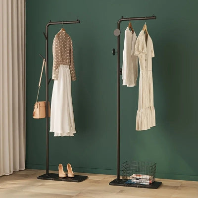 valet de nuit noir suspendu vetement sac chaussures boite livre