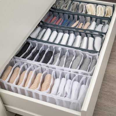 organisateur de sous-vêtements tiroir grille alvéolé 